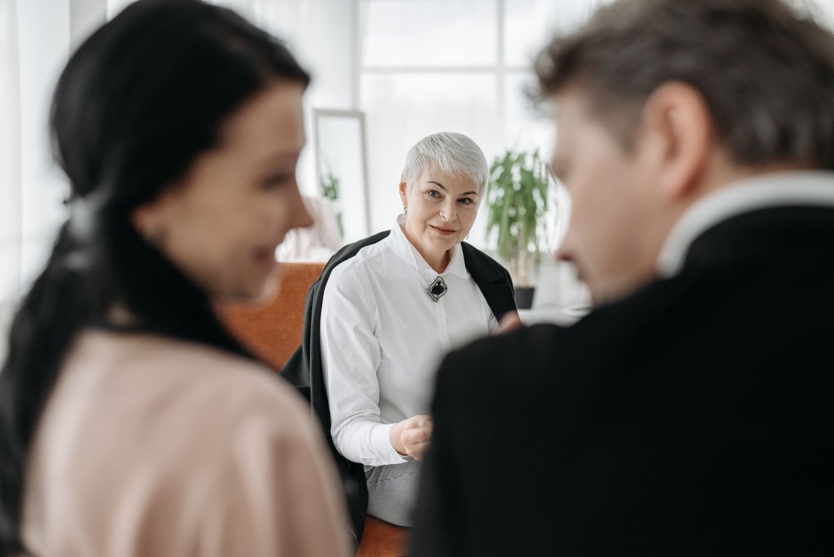 A professional consultation session